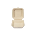 600ML Biodegradable Disposable Food Container Sugarcane Bagasse Packing Box Eco friendly Tableware Take Away Container